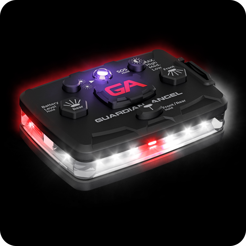 Dealer Portal Elite Series Barre Lumineuse De Sécurité Personnelle | Lampe De Poche Magnétique Mains Libres Pour La Sécurité De Nuit | Batterie Rechargeable Longue Durée (bleu/bleu Guardian Angel